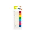 Stick index plastic 45 x 12 mm, 8 x 15 file/set