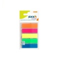 Stick index plastic color 45 x 12 mm, 5 x 25 file/set, Stickn