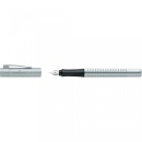 Stilou grip 2011, argintiu, Faber-Castell