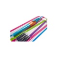 Stilou plastic cu rubber grip ideal pt incepatori clasele 0-4 cu 5 rezerve, Willgo - Img 2