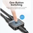 Switch video Vention, HDMI(M) la 2 x HDMI(M), rezolutie maxima 4K la 60Hz, conectori auriti, dublu sens