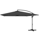 Umbrelă de grădină cu braț 280x380 cm, rotativă la 360° și înclinabilă - Img 4