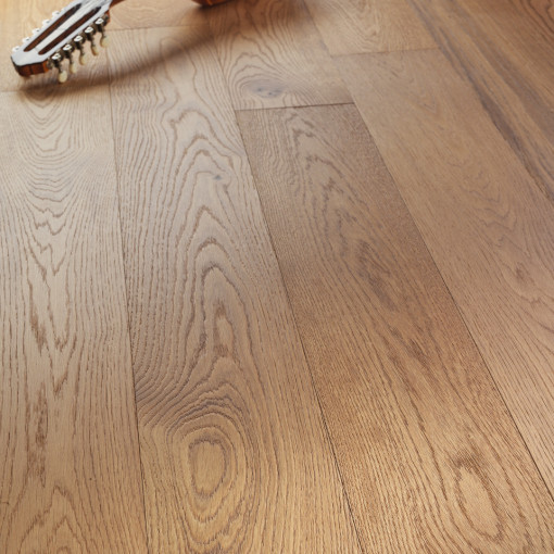 Parchet triplustratificat Woodi - ROVERE Smoked Clio Ulei/ ceara periat (Grosime: 14 mm)