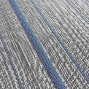 Covor PVC țesut 2tec2 Stripes - Diamond Blue