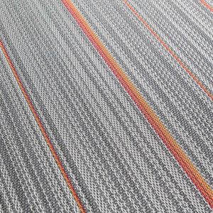 Covor PVC țesut 2tec2 Stripes - Diamond Orange