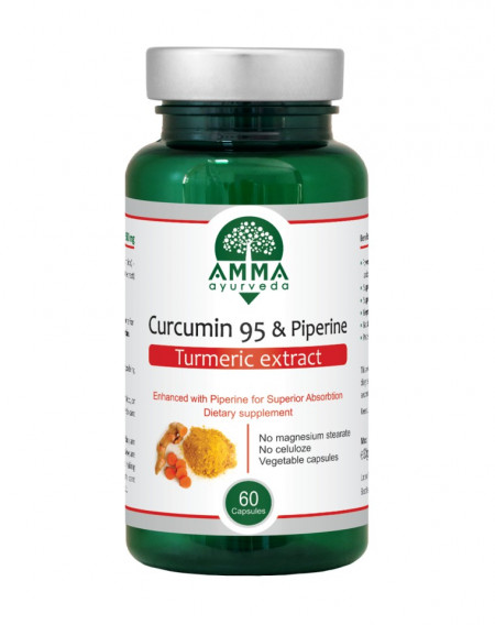 Curcumin 95 & Piperine calitate PREMIUM - Capsule 500 mg