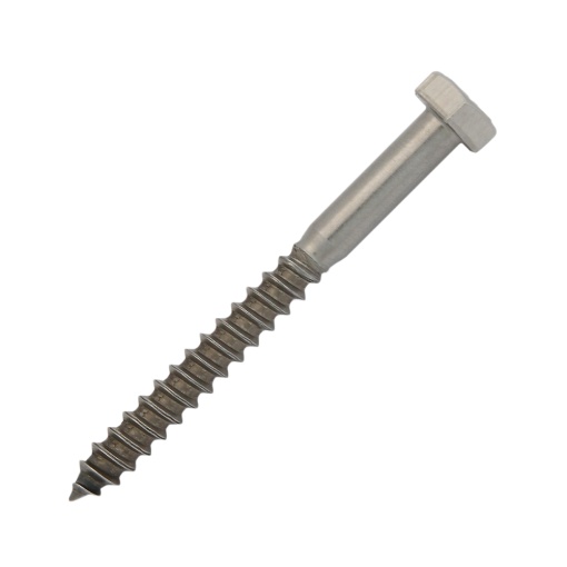 DIN 571 – Surub lemn – INOX A2 - 8, 100