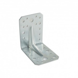 Coltar perforat 90*, TIP2, Zincat Alb - 70x70x55, 2.5mm