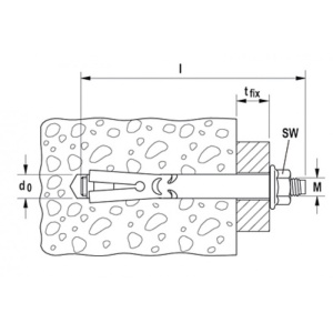 FISCHER FSA-B – ancora cu piulita - Img 2