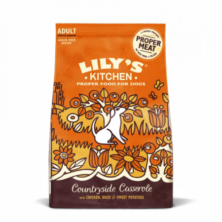 Lily's Kitchen, hrana uscata pentru caini adulti, cu pui si legume 7kg
