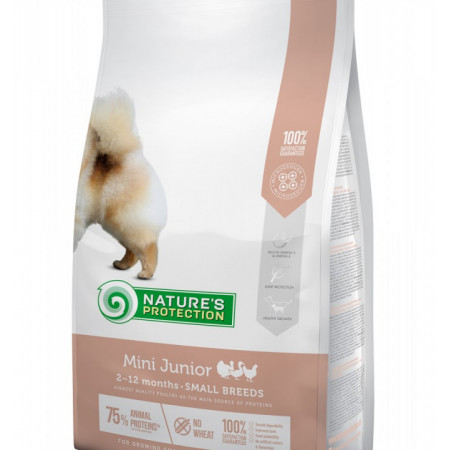 NATURES PROTECTION Dog Mini Junior Poultry 2-12 months small breed 7.5kg