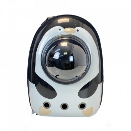 Rucsac hublou transport pisici solid oval pinguin