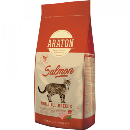 ARATON Cat Adult Salmon 15 kg