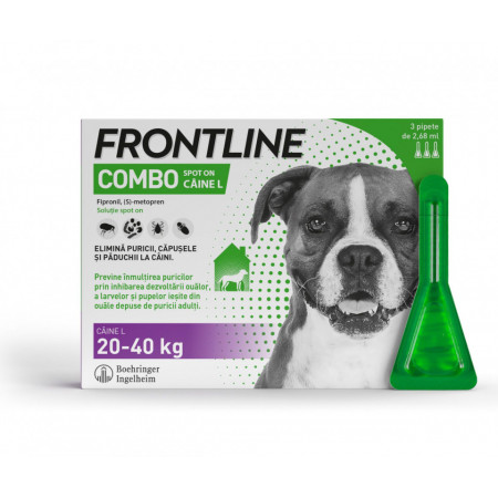 Frontline Caine L 20-40kg pipeta antiparazitara caini