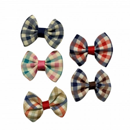 Set 5 fundite colorate cu clips Bella pentru caini