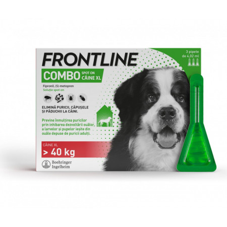 Frontline Caine XL 40-60kg pipeta antiparazitara caini