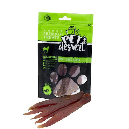 Recompense PET'S DESSERT SOFT DUCK STRIP 80g