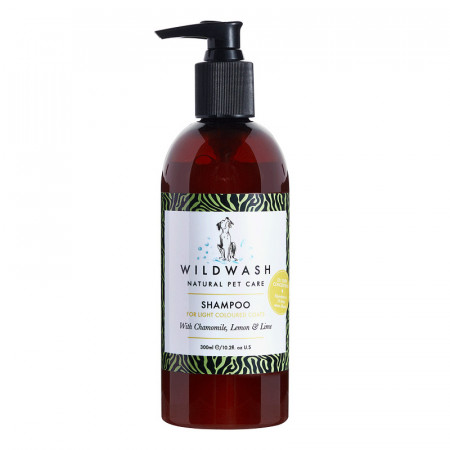 Sampon caini WildWash PRO blana deschisa la culoare 300ml