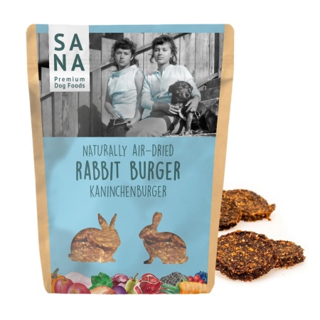 SANADOG Recompense pentru caini - Burger Iepure 100g