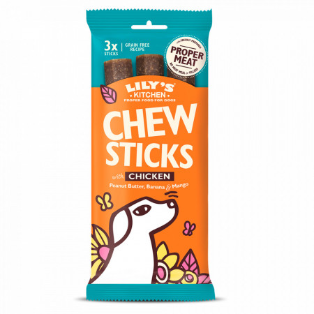 Lily's Kitchen Chew Sticks - Recompense pentru caini (Pui)