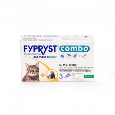 Pipeta deparazitare externa Fypryst Cmbo Cat
