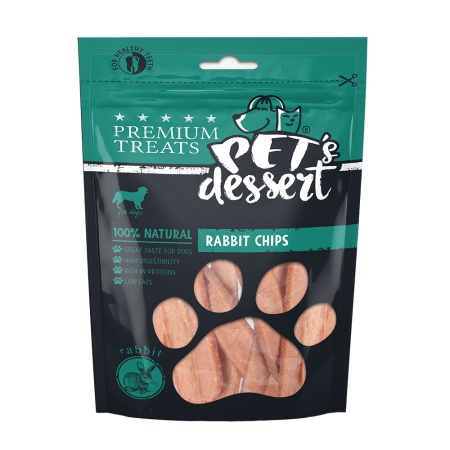 Recompense PET'S DESSERT Rabbit Chips 80g