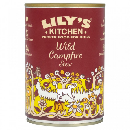 Hrana umeda pentru caini Lily's Kitchen Wild Campfire Stew 400g