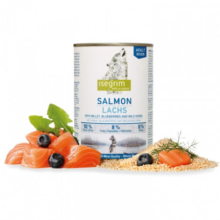 ISEGRIM DOG ADULT - SALMON (conserva 400 GR.)