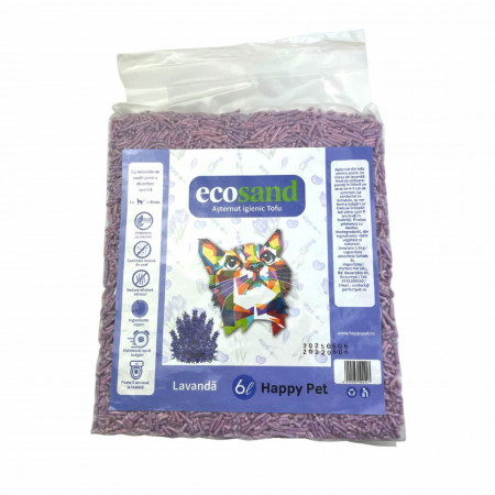 PRECOMANDA - Nisip tofu pisici Ecosand lavanda 6L