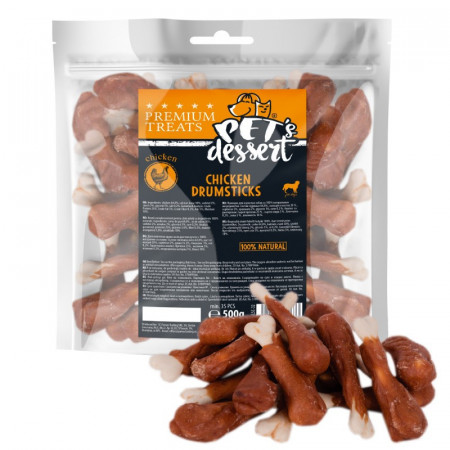 Recompense PET'S DESSERT CHICKEN DRUMSTICKS - 500 GR
