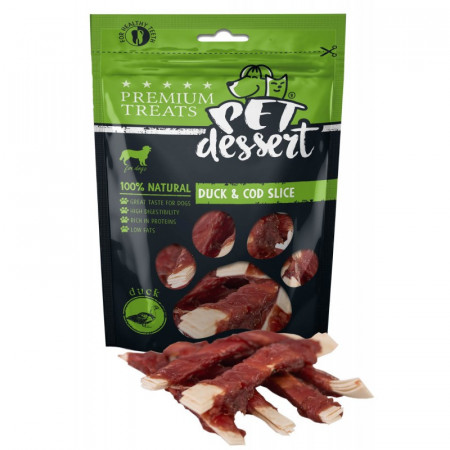 Recompense PET'S DESSERT DUCK COD SLICE
