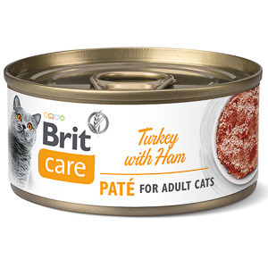 Brit Care Cat Turkey Pate With Ham 70 g