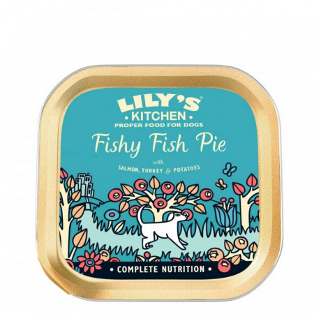 Hrana umeda pentru caini Lily's Kitchen Fishy Fish Pie 150g
