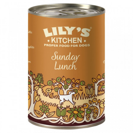Hrana umeda pentru caini Lily's Kitchen Sunday Lunch 400g