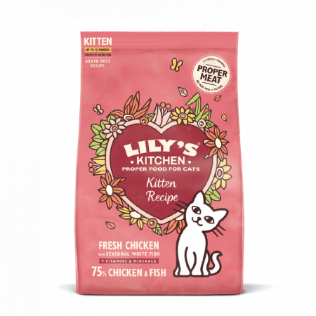 Lily's Kitchen, hrana uscata pentru pui de pisica, 800g