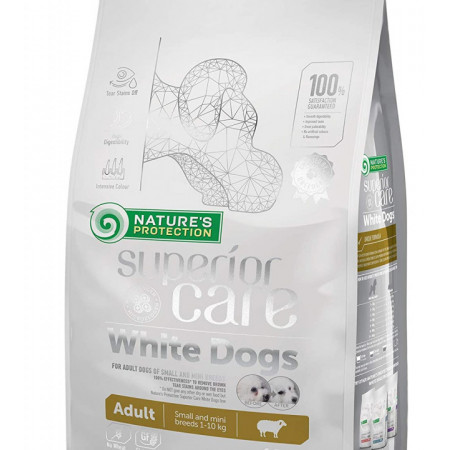 Natures Protection Superior Care White Dogs Lamb Adult Small&Mini Breeds 10 Kg