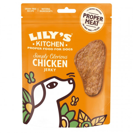 Recompense pentru caini Lily's Kitchen Simply Glorious Chicken Jerky 70g