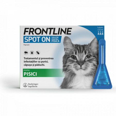 Frontline Spot-On Pisica pipeta antiparazitara pisici