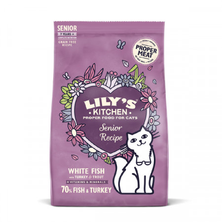 Lily's Kitchen - Marvelously Mature - Hrana uscata pentru pisici senioare 800g