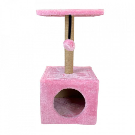 Sisal cub cu platforma roz