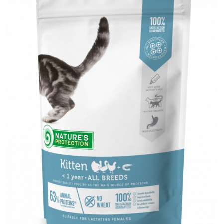 NATURES PROTECTION Kitten Poultry with krill 7kg