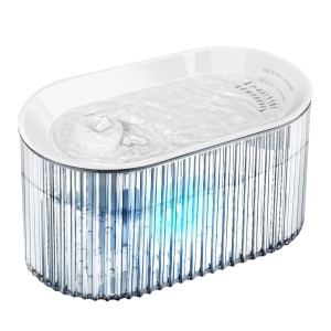 Fantana transparenta, model cristal, cu lumina - Img 1