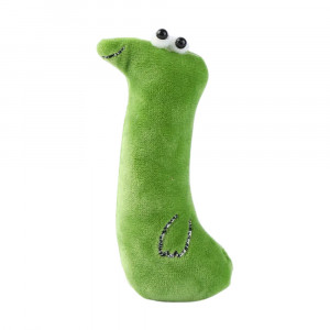 Jucarie PP catnip pentru pisici - Soparla verde plus 12cm