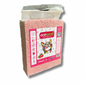 Nisip tofu pisici Ecosand capsuni 6L - Img 3
