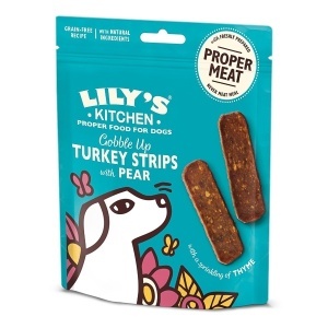 Recompense pentru caini Lily's Kitchen Turkey Strips 70g