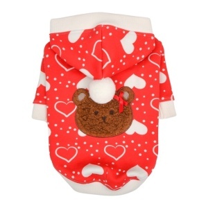 Haina caini Puppia Fuzzy Bear PAWD-TS1972 - Img 2