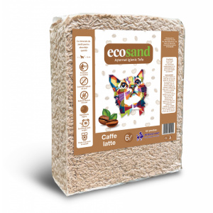 INDISPONIBIL - Nisip tofu pisici Ecosand caffe latte 6L