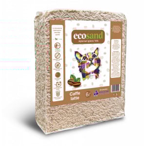 Nisip tofu pisici Ecosand caffe latte 6L - Img 1