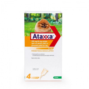 1x Pipeta antiparazitara Ataxxa Dog S < 4kg - Img 2