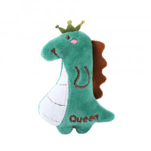 Jucarie PP catnip pentru pisici - Dinozaur verde plus 11.5cm